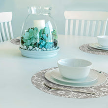 Load image into Gallery viewer, CounterArt A Country Weekend Reversible Easy Care Set of Four Placemats, Made in The USA
