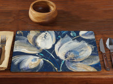 Load image into Gallery viewer, CounterArt Set of 2 Hardboard Placemats, Midnight Garden
