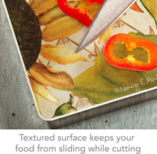 Load image into Gallery viewer, CounterArt Tempered Glass Counter Saver 15” x 12” Sunflowers in Bloom - Printed in the USA
