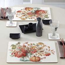 Load image into Gallery viewer, CALA HOME Autumn in Nature by Lisa Audit Table Mats Boxed Set of Four Placemats
