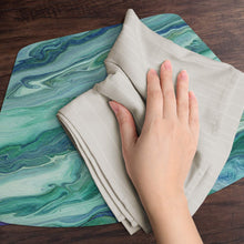 Load image into Gallery viewer, CounterArt Fluidity Reversible Easy Care Set of Four Placemats, Made in The USA
