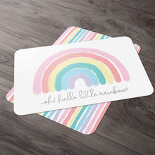 Load image into Gallery viewer, CounterArt Child Set of 4 Reversible Placemats Rainbow
