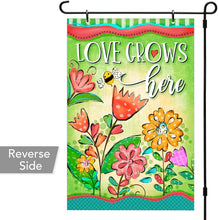 Load image into Gallery viewer, CounterArt Floral Welcome Reversible Multi-Image Outdoor Garden Flag Made In The USA
