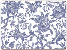 Load image into Gallery viewer, CALA HOME Arcadia Blue by Williamsburg Brand Table Mats Boxed Set of Four Placemats
