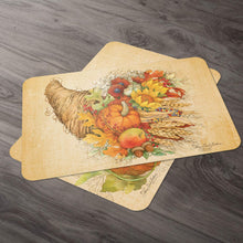 Load image into Gallery viewer, CounterArt Fall Pumpkins Reversible Wipe Clean Placemats Set of 4 Made in The USA
