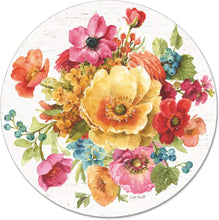 Load image into Gallery viewer, CounterArtGlass Lazy Susan Country Fresh Turntable 13 Inch Diameter
