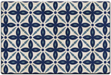 Load image into Gallery viewer, CounterArt Anti-Fatigue Comfort Floor Mats Blue &amp; White - Printed in The USA 30” x 20”
