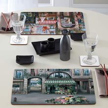 Load image into Gallery viewer, Village Square Hardboard Cork Back Table Mats Set of 4 by Cala Home
