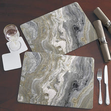 Load image into Gallery viewer, CALA HOME Quartz by Susan Bryant Table Mats Boxed Set of Four Placemats
